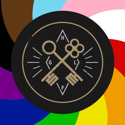 Secret Mode Logo with Pride Flag